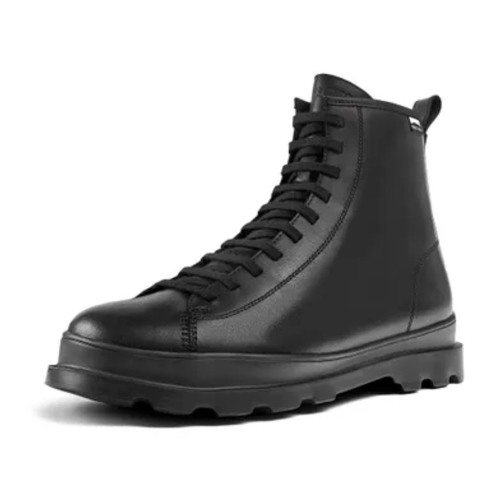 Camper (Brutus). unisex leather black boots